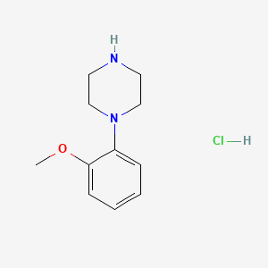 Chemical structure of N-(2-Methoxyphenyl)piperazine hydrochloride
