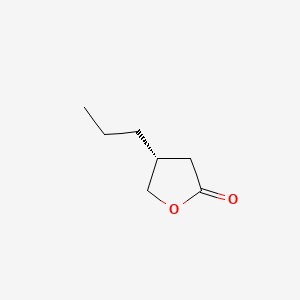 Chemical structure of (R)-4-Propyldihydrofuran-2(3H)-one