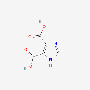 Chemical structure of 1H-Imidazole-4,5-dicarboxylic acid
