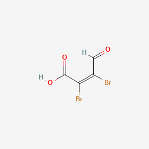 Chemical structure of Mucobromic Acid
