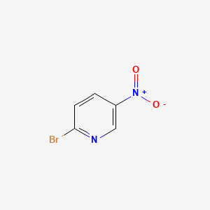 Chemical structure of 2-Bromo-5-nitropyridine