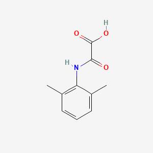 Chemical structure of 2-(2,6-Dimethylphenylamino)-2-oxoacetic acid