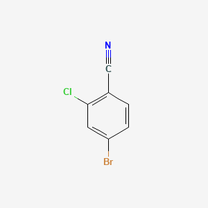 Chemical structure of 4-Bromo-2-chlorobenzonitrile