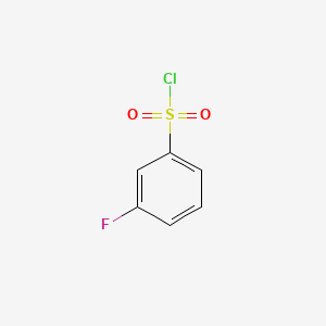 Chemical structure of 3-Fluorobenzenesulfonyl Chloride