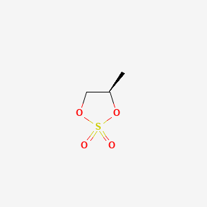 Chemical structure of (4R)-4-Methyl-1,3,2-dioxathiolane 2,2-dioxide