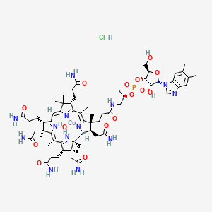 Chemical structure of Aquacobalamin