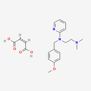 Chemical structure of Pyrilamine Maleate