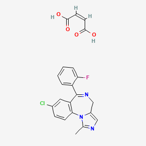 Chemical structure of Midazolam Maleate