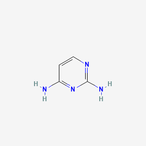 Chemical structure of 2,4-Diaminopyrimidine