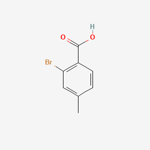 Chemical structure of 2-Bromo-4-methylbenzoic acid