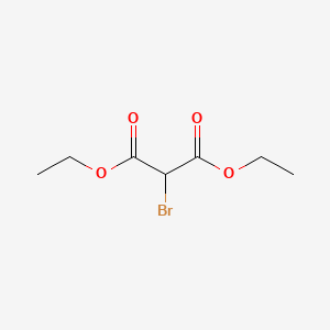 Chemical structure of Diethyl bromomalonate