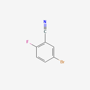 Chemical structure of 5-Bromo-2-fluorobenzonitrile