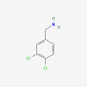 Chemical structure of Benzenemethanamine, 3,4-dichloro-