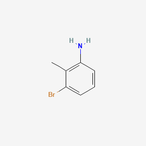 Chemical structure of 3-Bromo-o-toluidine
