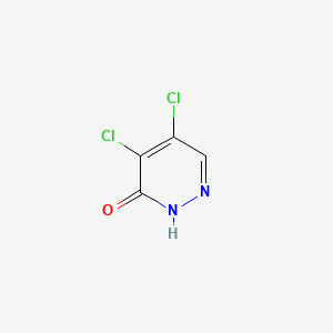 Chemical structure of 4,5-Dichloro-3-hydroxypyridazine