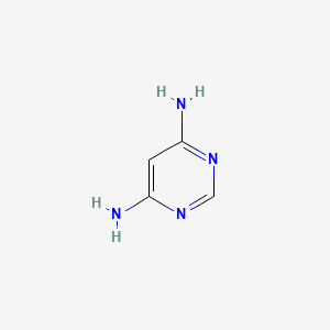Chemical structure of Pyrimidine-4,6-diamine