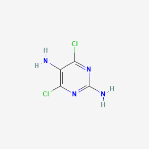 Chemical structure of 2,5-Diamino-4,6-dichloropyrimidine