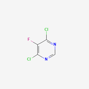 Chemical structure of 4,6-Dichloro-5-fluoropyrimidine
