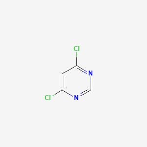 Chemical structure of 4,6-Dichloropyrimidine