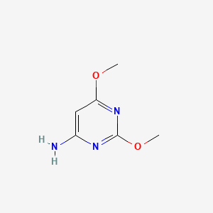 Chemical structure of 2,6-Dimethoxy-4-aminopyrimidine