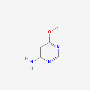 Chemical structure of 4-Amino-6-methoxypyrimidine