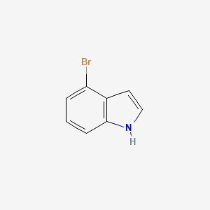 Chemical structure of 4-Bromoindole