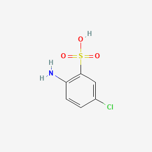 Chemical structure of 2-Amino-5-chlorobenzenesulphonic acid