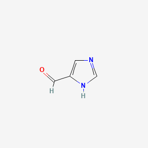 Chemical structure of Imidazole-4-carboxaldehyde