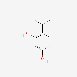 Chemical structure of 4-Isopropylresorcinol