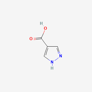 Chemical structure of Pyrazole-4-carboxylic acid