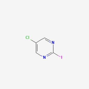 Chemical structure of 5-Chloro-2-iodopyrimidine