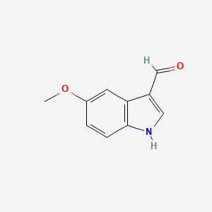 Chemical structure of 5-Methoxyindole-3-carbaldehyde