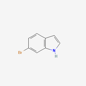 Chemical structure of 6-Bromoindole