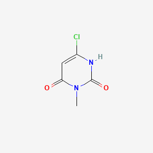 Chemical structure of 6-chloro-3-methylpyrimidine-2,4(1H,3H)-dione