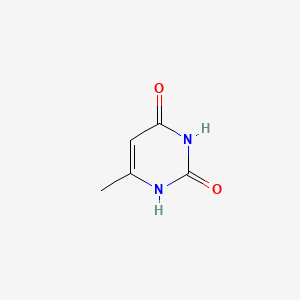 Chemical structure of 6-Methyluracil