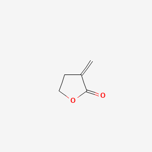 Chemical structure of alpha-Methylene butyrolactone