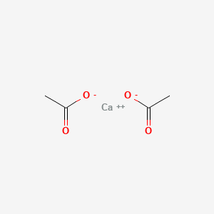 Chemical structure of Calcium Acetate