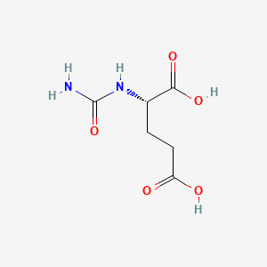 Chemical structure of Carglumic Acid
