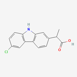 Chemical structure of Carprofen