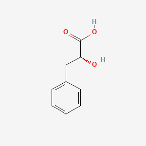 Chemical structure of (R)-3-phenyllactic acid
