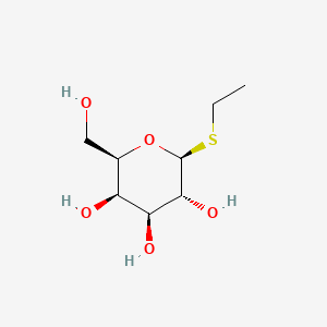Chemical structure of Ethyl 1-thio-D-galactopyranoside