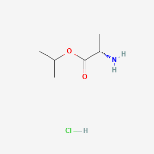 Chemical structure of L-Alanine isopropyl ester hydrochloride