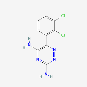 Chemical structure of Lamotrigine