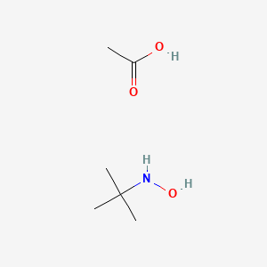 Chemical structure of tert-Butylhydroxylamine acetate