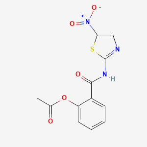 Chemical structure of Nitazoxanide