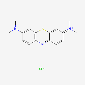 Chemical structure of Methylene Blue