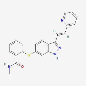 Chemical structure of Axitinib