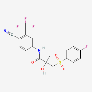 Chemical structure of Bicalutamide