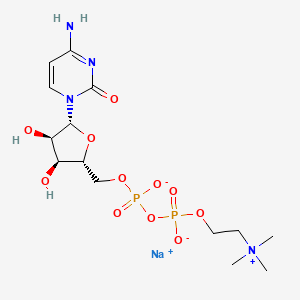 Chemical structure of Citicoline Sodium