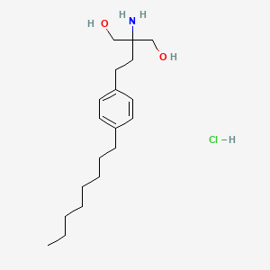 Chemical structure of Fingolimod Hydrochloride